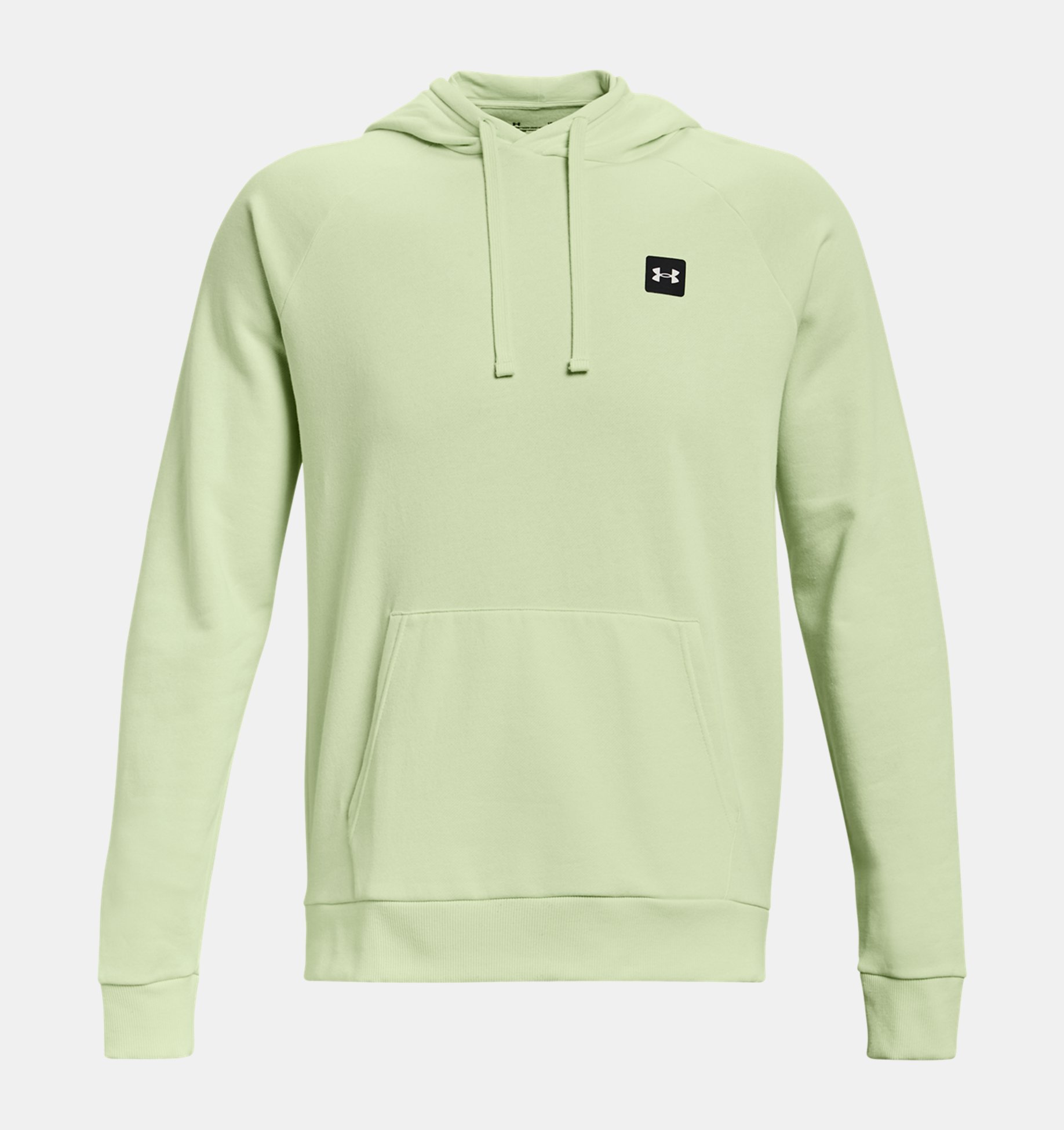Under Armour Rival pile Mens Training Hoody-Green 